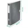 Leitz kausthoitja Active PP WOW A4/65mm, A4, D-rõngas, hoiustamine, polüvaht, kollane, 350 lehte