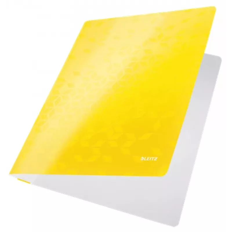 Leitz lame File Card/Board WOW A4, tavalise kausta kaust, A4, kartong, kollane, portree, 250 lehte