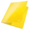 Leitz 3-klapiline mapp WOW Card/POB A4, esitlusmapp, A4, polüpropüleen (PP), kollane, 250 lehte, 80 g/m²