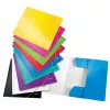 Leitz 3-klapiline kaust WOW Card/POB A4, klappkaust, A4, polüpropüleen (PP), must, 150 lehte, kummipael