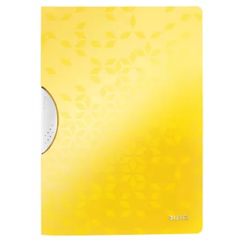 Leitz kiirköitja ColorClip WOW A4 PP, Esitluskaust, A4, Polüpropüleen (PP), Kollane, 30 lehte, 80 g/m²