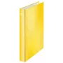 Leitz WOW lamineeritud kaust A4+ 2 D-rõngaga/25 mm, A4+, D-rõngas, papp, kollane, 250 lehte, 80 g/m²