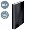 Leitz Ringbinder WOW lamineeritud, A4+, D-rõngas, kartong, must, 250 lehte, 80 g/m²