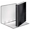 Leitz Ringbinder WOW lamineeritud A4+ 4DR/25mm, A4, ümarad rõngad, hoiustamiseks, kartong, must, läikiv