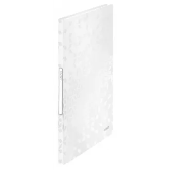 Leitz esitlusraamat WOW PP 40 taskuga, valge, polüpropüleen (PP), 40 taskut, A4, 231 mm, 16 mm