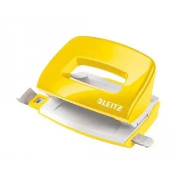 Leitz NeXXt auguraud WOW Mini 2-auguline / 10 lehte, 10 lehte, kollane, plast, 8 cm, 5.5 mm, A4, A5, A6, foolio, US-Quart, 8 x 8 x 8 cm