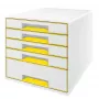 Leitzi sahtlikapp WOW Cube 5 sahtliga, 5 sahtlit, Plastik, 270 mm, 287 mm, 363 mm, 3,59 kg