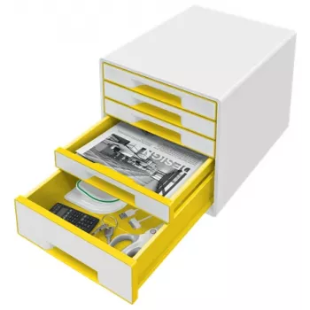 Leitzi sahtlikapp WOW Cube 5 sahtliga, 5 sahtlit, Plastik, 270 mm, 287 mm, 363 mm, 3,59 kg