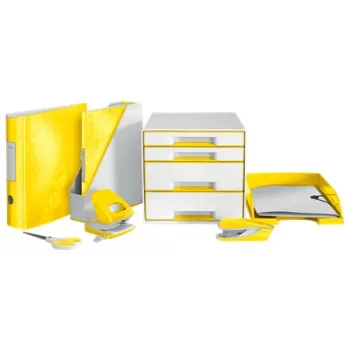 Leitz kirjaalus WOW, plastist, kollane, A4, 242 x 330 x 60 mm, 255 mm, 70 mm