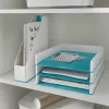 Leitz ajakirjahoidik WOW kahevärviline, lilla, valge, plastik, A4, 73 mm, 272 mm, 318 mm