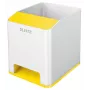 Leitz Sound Pen Holder WOW, valge, kollane, polüstüreen, 90 mm, 101 mm, 100 mm, 140 g