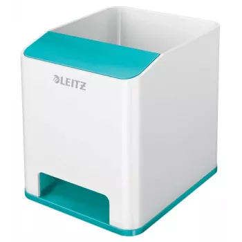 Leitz Sound pliiatsihoidja WOW, sinine, valge, polüstüreen (PS), 90 mm, 101 mm, 100 mm, 140 g