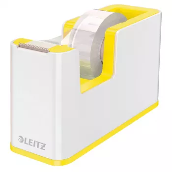 Leitz WOW kleeplindi hoidik, 1,9 cm, 33 m, polüstüreen (PS), valge, kollane, 51 mm, 126 mm