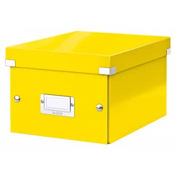 Leitz Click & Store WOW väike hoiukarp, hoiukarp, kollane, ristkülikukujuline, kartong, ühevärviline, siseruumidesse