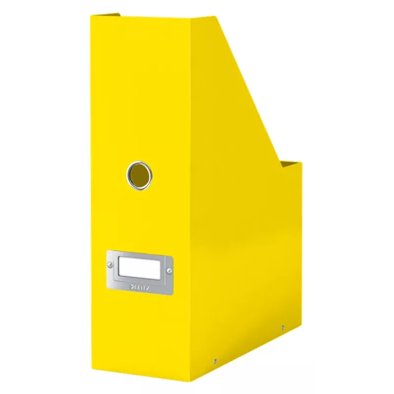 Leitz Click & Store WOW ajakirjahoidik, kollane, kartong, 103 mm, 253 mm, 330 mm, 95 x 245 x 310 mm
