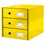 Leitz Click & Store WOW sahtlikapp (3 sahtlit), Kollane, Kartong, 2,21 kg, 1 tk