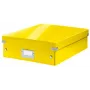Leitz Click & Store WOW Medium Organiser Box, hoiukarp, kollane, ristkülikukujuline, kartong, ühevärviline, siseruumidesse