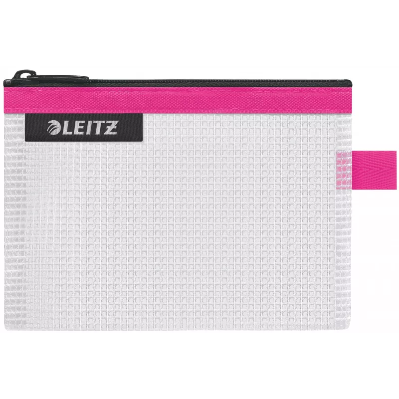 Leitz Travel Pouch veekindel WOW Small, unisex, aksessuaarikott, väike, tõmblukk, veekindel, roosa
