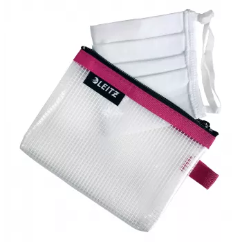 Leitz Travel Pouch veekindel WOW Small, unisex, aksessuaarikott, väike, tõmblukk, veekindel, roosa