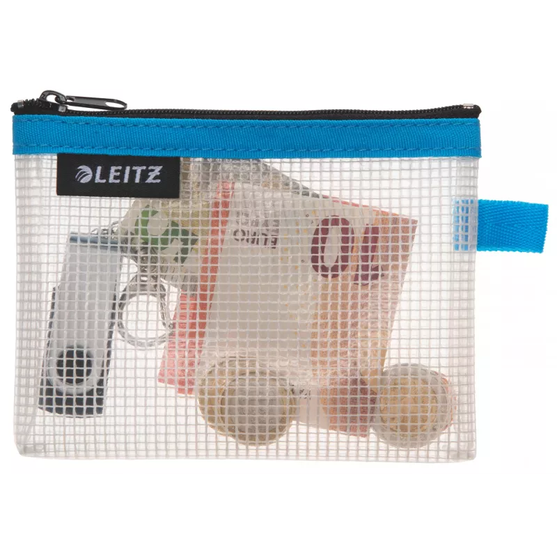 Leitz Travel Pouch veekindel WOW Small, unisex, aksessuaarikott, väike, tõmblukk, veekindel, sinine