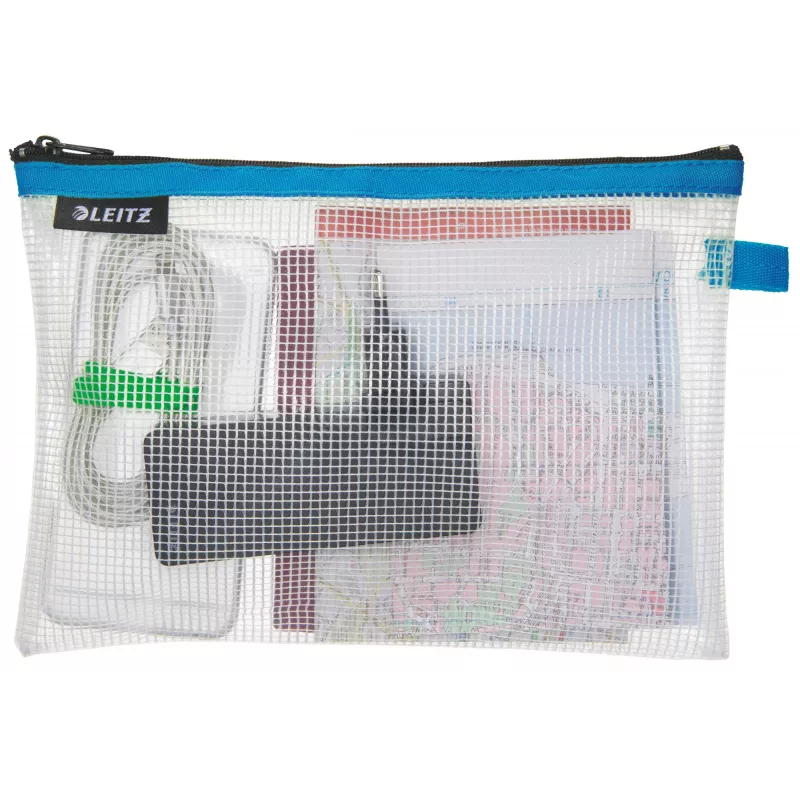 Leitz reisikott, veekindel WOW Medium, unisex, aksessuaarikott, Medium, tõmblukk, veekindel, sinine
