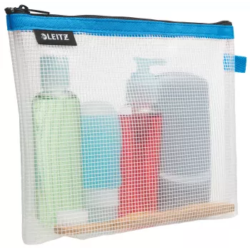 Leitz Travel Pouch Cosmetic veekindel WOW, unisex, tarvikukott, üks suurus, tõmblukk, veekindel, sinine