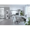 Leitz seinakell (vaikne) WOW, ümmargune, valge, 290 mm, 43 mm, 290 mm, 550 g