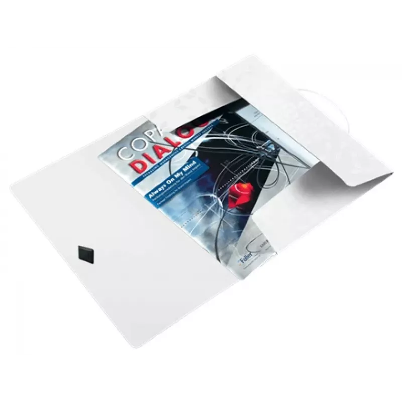 Leitz 3-Flap Folder WOW PP A4, esitluskaust, A4, polüpropüleen (PP), valge, portree, 150 lehte