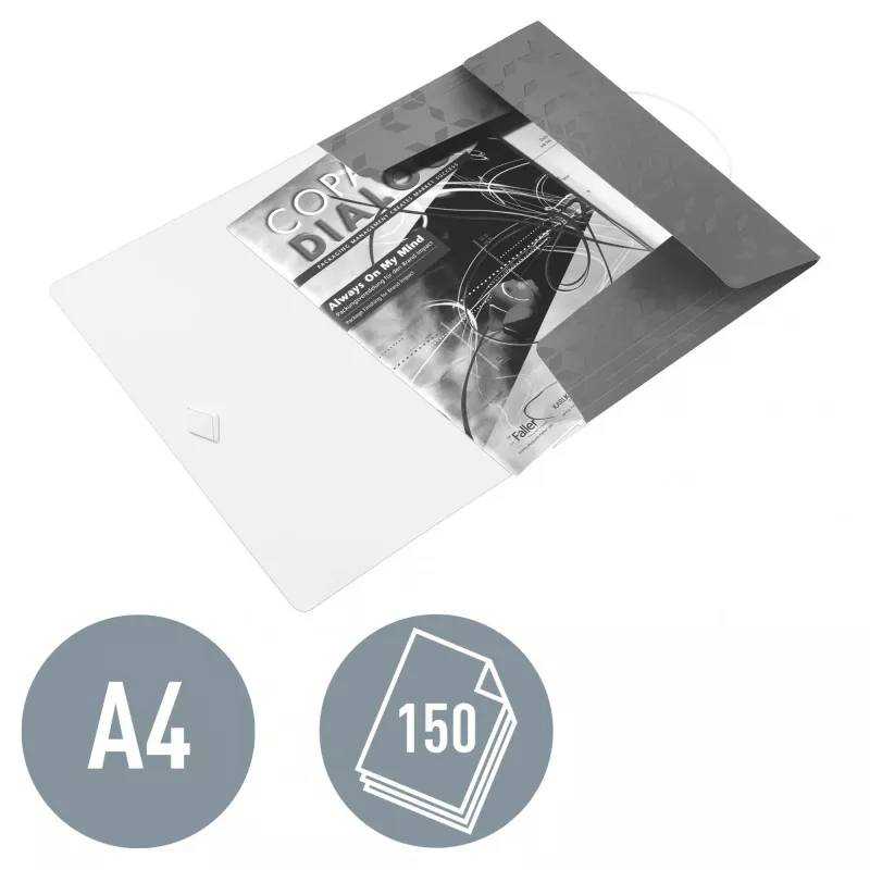 Leitz 3-kambriga mapp WOW PP A4, klappmapp, A4, polüpropüleen (PP), must, rõht-/püstpaigutus, 150 lehte