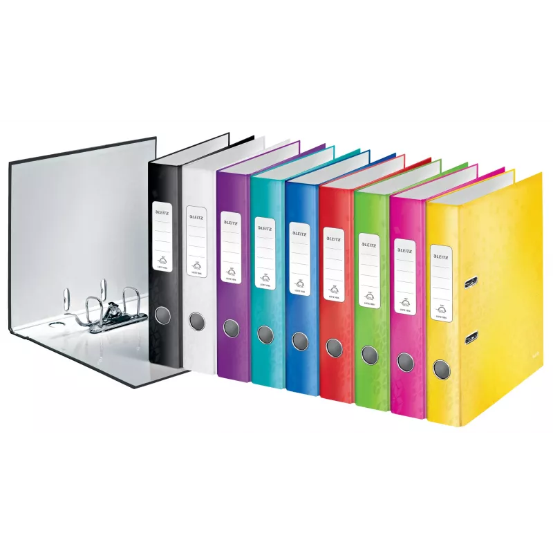 Leitz kangkaust 180° WOW POB/lamineeritud A4/50 mm, A4, D-rõngas, kartong, roheline, 350 lehte, 285 mm