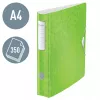 Leitz kangisidekaust Active PP WOW A4/65mm, A4, D-rõngas, hoiustamine, polüvaht, roheline, 350 lehte