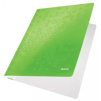 Leitz lamekaust WOW A4, tavaline kaust, A4, kartong, roheline, portree, 250 lehte