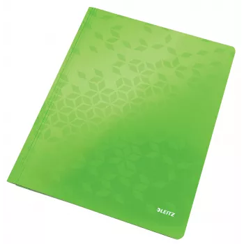 Leitz lamekaust WOW A4, tavaline kaust, A4, kartong, roheline, portree, 250 lehte