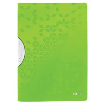 Leitz kõvakaaneline kiirköitja ColorClip WOW A4 PP, esitlusmapp, A4, polüpropüleen (PP), roheline, läikiv, 30 lehte