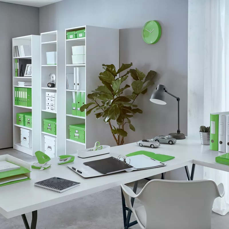 Leitz Ringbinder WOW PP A4 2RR/25mm, A4, ümmargune rõngas, polüpropüleen (PP), roheline, 190 lehte, 80 g/m²