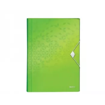 Leitz Project File WOW PP, A4, polüpropüleen (PP), roheline, vertikaalpaigutus, 250 lehte, 80 g/m²