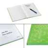 Leitz Notebook WOW A4 ruuduline kõva kaanega 90g/80 lehte, mustriline, roheline, A4, 80 lehte, 80 g/m², ruuduline paber