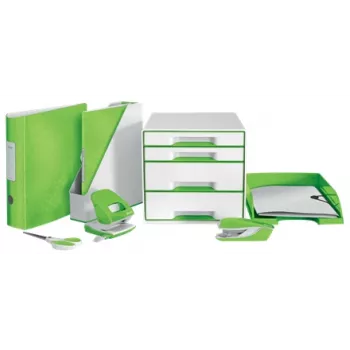 Leitz kirjaalus WOW, plastik, roheline, A4, 242 x 330 x 60 mm, 255 mm, 70 mm