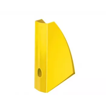 Leitz WOW ajakirjahoidik, kollane, plastik, A4, 75 mm, 258 mm, 312 mm