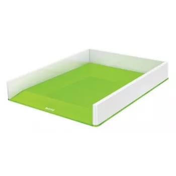 Leitz kirjaalus WOW kahevärviline, plastikust, roheline, valge, A4, A4, 267 mm, 336 mm