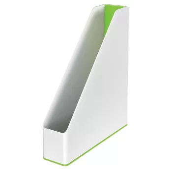 Leitz ajakirjasahtel WOW Dual Colour, roheline, valge, plastist, A4, 73 mm, 318 mm, 272 mm