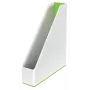 Leitz ajakirjasahtel WOW Dual Colour, roheline, valge, plastist, A4, 73 mm, 318 mm, 272 mm