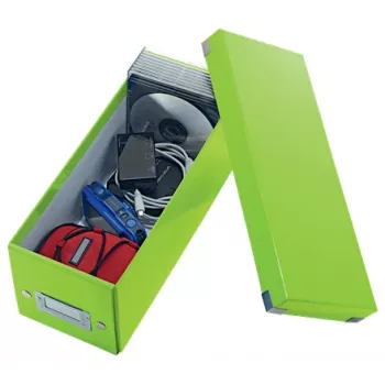 Leitz Click & Store WOW CD-hoidik, roheline, papp, 143 mm, 352 mm, 136 mm, 440 g