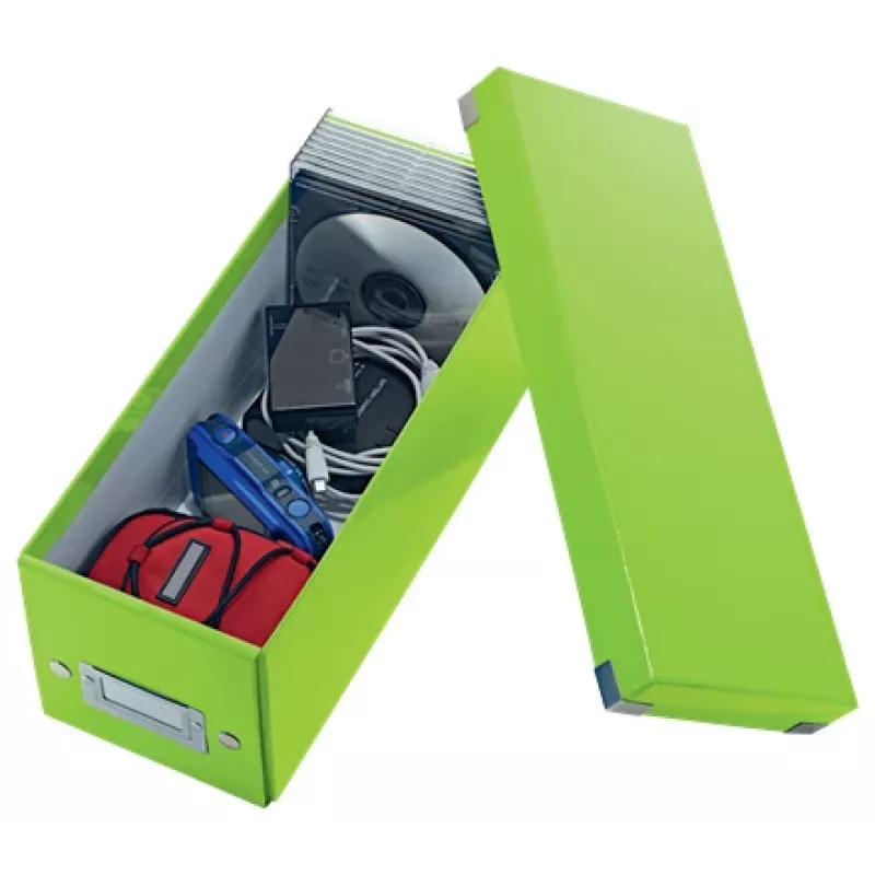 Leitz Click & Store WOW CD-hoidik, roheline, papp, 143 mm, 352 mm, 136 mm, 440 g