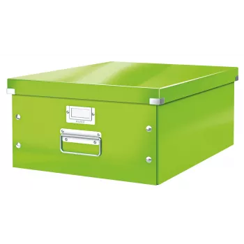Leitz Click & Store WOW suur hoiukast, roheline, kartong, 369 mm, 482 mm, 200 mm