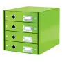 Leitz Click & Store WOW sahtlikapp (4 sahtlit), roheline, kartong, 286 mm, 356 mm, 282 mm