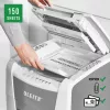 Leitz IQ Autofeed Office 150 automaatne paberipurustaja P5, mikropeenestus, 22 cm, 2 x 15 mm, 44 L, 500 lehte, 55 dB