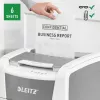 Leitz IQ Autofeed Office 150 automaatne paberipurustaja P5, mikropeenestus, 22 cm, 2 x 15 mm, 44 L, 500 lehte, 55 dB