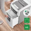 Leitz IQ Autofeed Office 150 automaatne paberipurustaja P5, mikropeenestus, 22 cm, 2 x 15 mm, 44 L, 500 lehte, 55 dB
