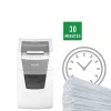 Leitz IQ Autofeed Office 150 automaatne paberipurustaja P5, mikropeenestus, 22 cm, 2 x 15 mm, 44 L, 500 lehte, 55 dB
